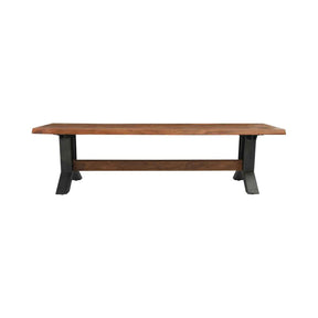 Bellamy 66" Dining Bench - Amber Brown by Classic Home at Eve Furniture