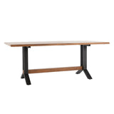 Bellamy Dining Table - Amber Brown by Classic Home at Eve Furniture