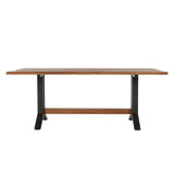 Bellamy Dining Table - Amber Brown by Classic Home at Eve Furniture