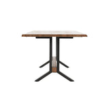 Bellamy Honey/Black Solid Wood Dining Table by Classic Home at Eve Furniture