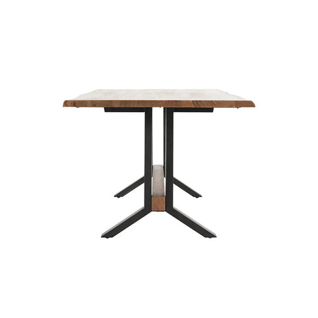 Bellamy Honey/Black Solid Wood Dining Table by Classic Home at Eve Furniture