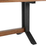 Bellamy Honey/Black Solid Wood Dining Table by Classic Home at Eve Furniture
