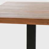 Bellamy Honey/Black Solid Wood Dining Table by Classic Home at Eve Furniture