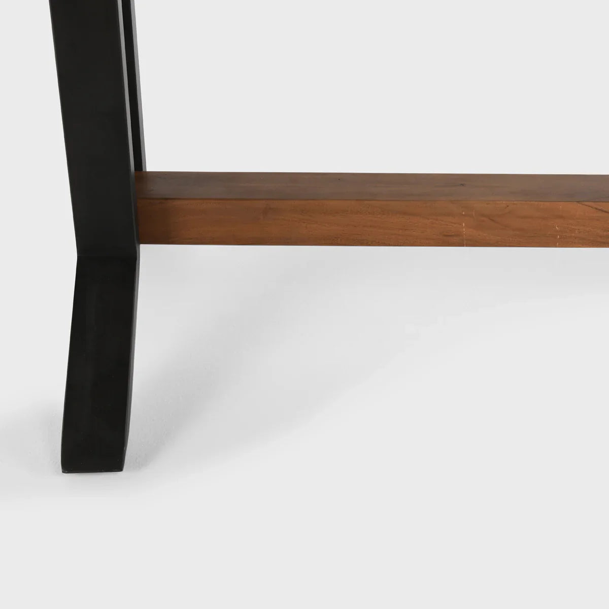 Bellamy Honey/Black Solid Wood Dining Table by Classic Home at Eve Furniture