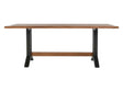Bellamy Honey/Black Solid Wood Dining Table by Classic Home at Eve Furniture