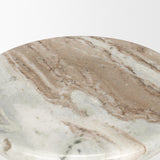Bellancia Rosa Pink Marble Pedestal Side Table by Mercana at Eve Furniture