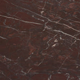 Bellancia Rosso Red Levanto Marble Pedastal Side Table by Mercana at Eve Furniture