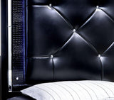 Bellanova Black LED King Bed by Furniture of America at Eve Furniture