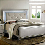 Bellanova Silver 4-Piece Queen Bedroom Set by Furniture of America at Eve Furniture