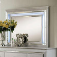 Bellanova Silver Mirror by Furniture of America at Eve Furniture