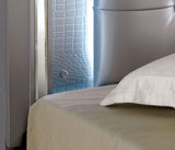 Bellanova Silver LED King Bed by Furniture of America at Eve Furniture