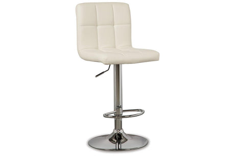 Bellatier Bone Adjustable Height Barstool, Set of 2 by Ashley at Eve Furniture