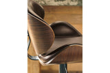 Bellatier Brown Adjustable Height Barstool by Ashley at Eve Furniture