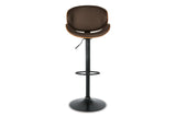 Bellatier Brown Adjustable Height Barstool by Ashley at Eve Furniture