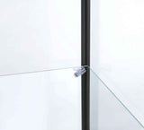 Bellatrix Mango 3-shelf Clear Glass Curio Cabinet by Coaster at Eve Furniture