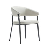 Belle Dining Chair in Oatmeal by Manhattan Comfort at Eve Furniture
