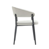 Belle Dining Chair in Oatmeal by Manhattan Comfort at Eve Furniture