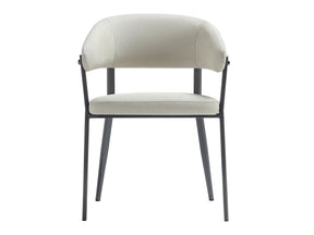 Belle Dining Chair in Oatmeal by Manhattan Comfort at Eve Furniture
