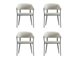 Belle Dining Chair in Oatmeal (set of 4) by Manhattan Comfort at Eve Furniture