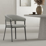 Belle Dining Chair in Stone Grey by Manhattan Comfort at Eve Furniture