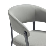 Belle Dining Chair in Stone Grey by Manhattan Comfort at Eve Furniture