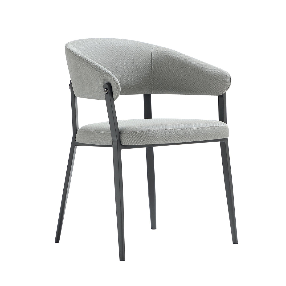 Belle Dining Chair in Stone Grey by Manhattan Comfort at Eve Furniture