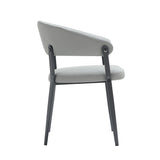 Belle Dining Chair in Stone Grey by Manhattan Comfort at Eve Furniture
