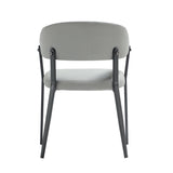Belle Dining Chair in Stone Grey by Manhattan Comfort at Eve Furniture