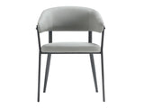 Belle Dining Chair in Stone Grey by Manhattan Comfort at Eve Furniture