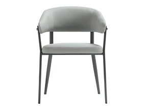 Belle Dining Chair in Stone Grey by Manhattan Comfort at Eve Furniture