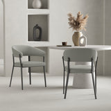 Belle Dining Chair in Stone Grey (set of 2) by Manhattan Comfort at Eve Furniture