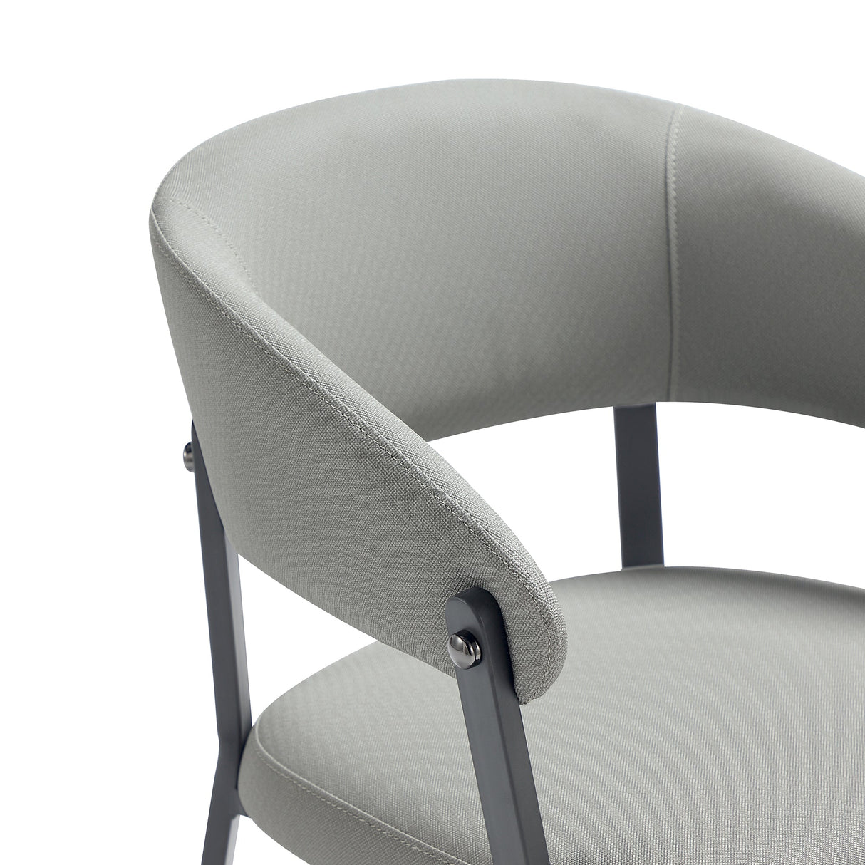 Belle Dining Chair in Stone Grey (set of 4) by Manhattan Comfort at Eve Furniture