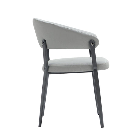 Belle Dining Chair in Stone Grey (set of 4) by Manhattan Comfort at Eve Furniture