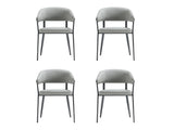 Belle Dining Chair in Stone Grey (set of 4) by Manhattan Comfort at Eve Furniture