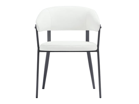 Belle Dining Chair in White by Manhattan Comfort at Eve Furniture
