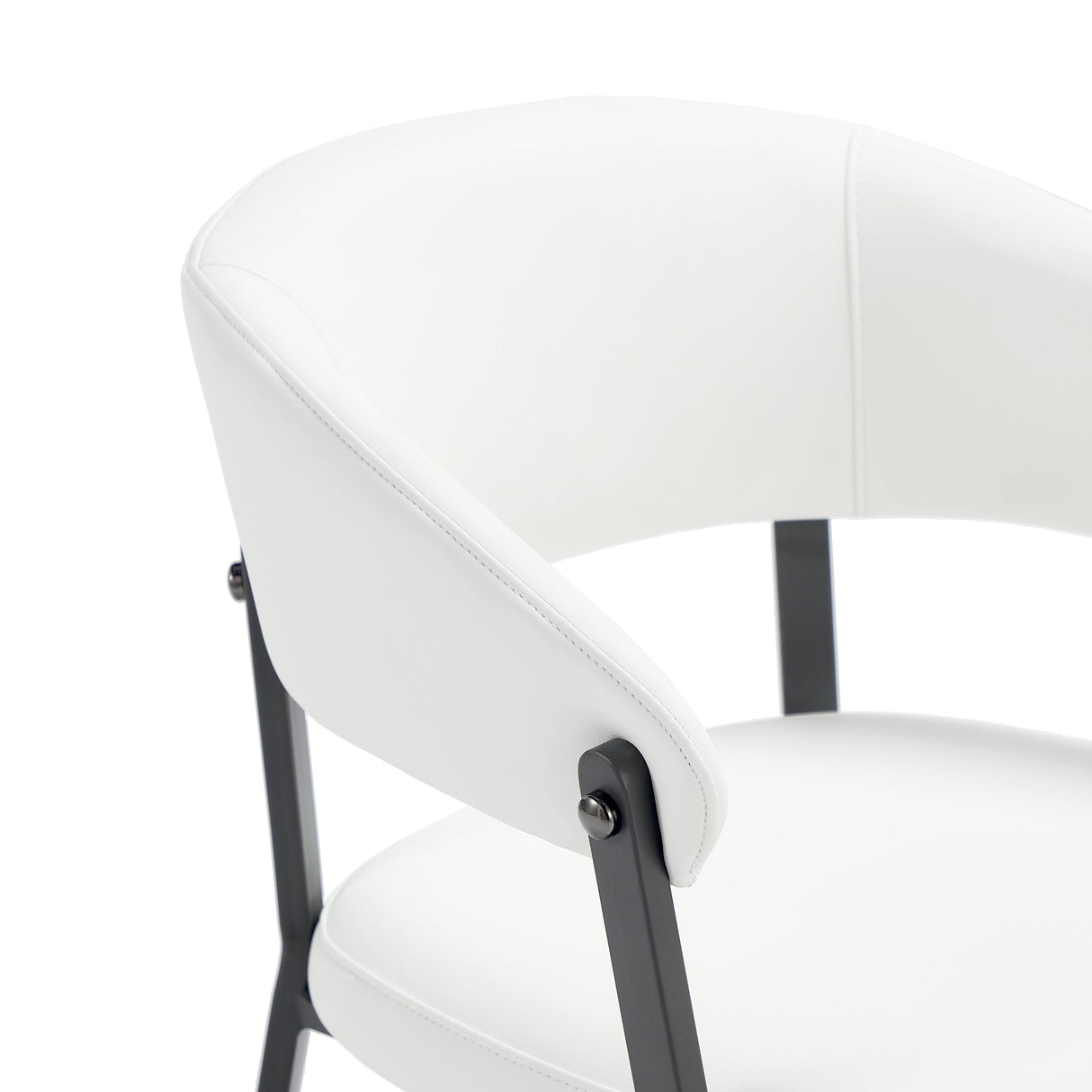 Belle Dining Chair in White by Manhattan Comfort at Eve Furniture