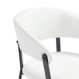 Belle Dining Chair in White by Manhattan Comfort at Eve Furniture