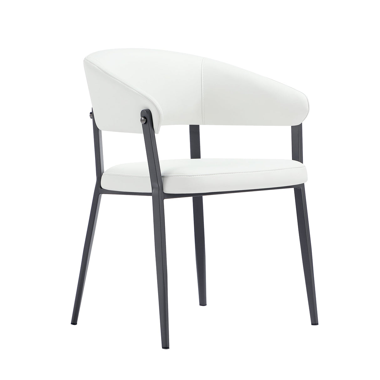 Belle Dining Chair in White by Manhattan Comfort at Eve Furniture