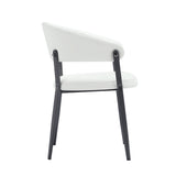 Belle Dining Chair in White by Manhattan Comfort at Eve Furniture