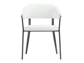 Belle Dining Chair in White by Manhattan Comfort at Eve Furniture