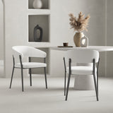 Belle Dining Chair in White (set of 2) by Manhattan Comfort at Eve Furniture