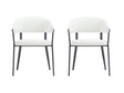 Belle Dining Chair in White (set of 2) by Manhattan Comfort at Eve Furniture