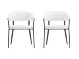 Belle Dining Chair in White (set of 2) by Manhattan Comfort at Eve Furniture