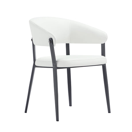 Belle Dining Chair in White (set of 4) by Manhattan Comfort at Eve Furniture