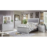 Belleterre Silver 5-Piece Queen Bedroom Set by Furniture of America at Eve Furniture