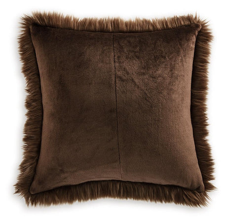 Bellethrone Brown Pillow by Ashley at Eve Furniture