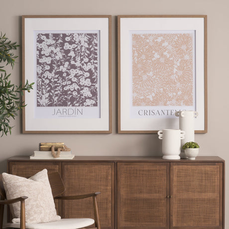 Belleza En Flores I by Mercana Studio a Framed Art Print Matted under Glass by Mercana at Eve Furniture