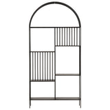 Bellford Bookcase, Black Gunmetal by Dovetail at Eve Furniture