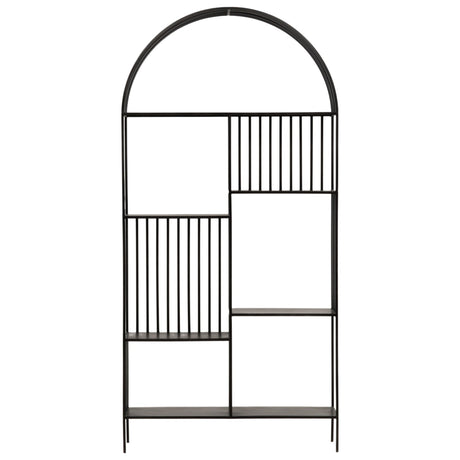 Bellford Bookcase, Black Gunmetal by Dovetail at Eve Furniture