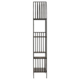Bellford Bookcase, Black Gunmetal by Dovetail at Eve Furniture
